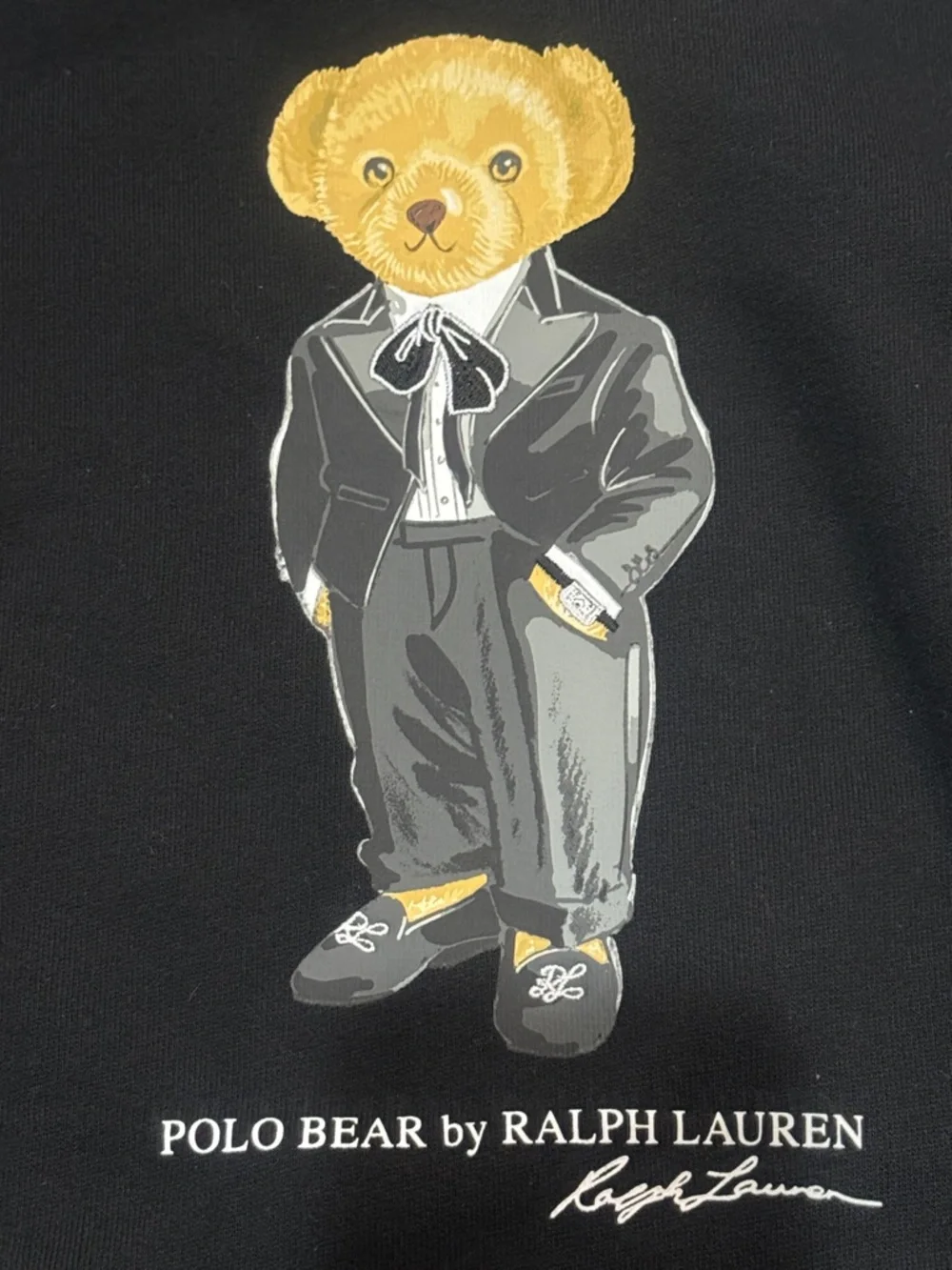 Polo Ralph Lauren Polo Bear Hoodie Black XL NWT Classic Teddy Sweatshirt